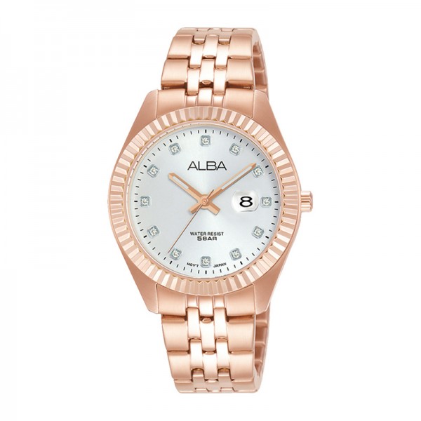 Alba AH7T44X1 AH7T44 Rosegold White Lady