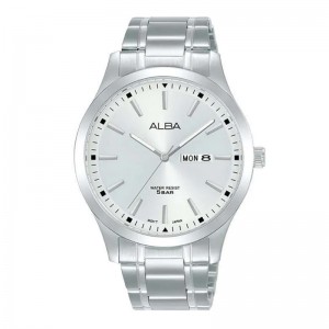 Alba AJ6157 Silver White Steel Man AJ6157X1