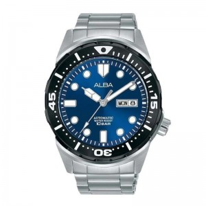 Alba AL4415 Silver Blue Sport Steel Automatic