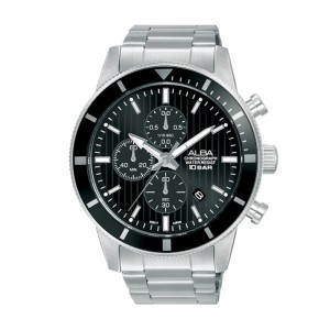 Alba AM3957 AM3957X1 Silver Black Steel