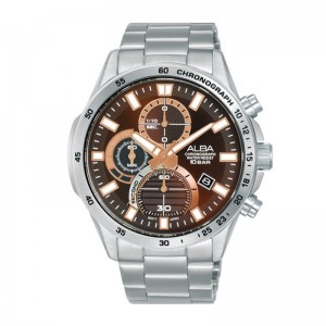 Alba AM3967 AM3967X1 Silver Brown Steel