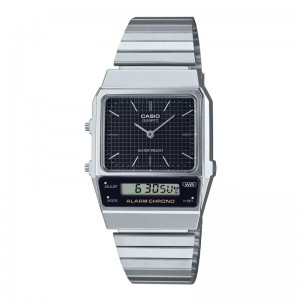 Casio AQ-800E-1ADF Silver Black