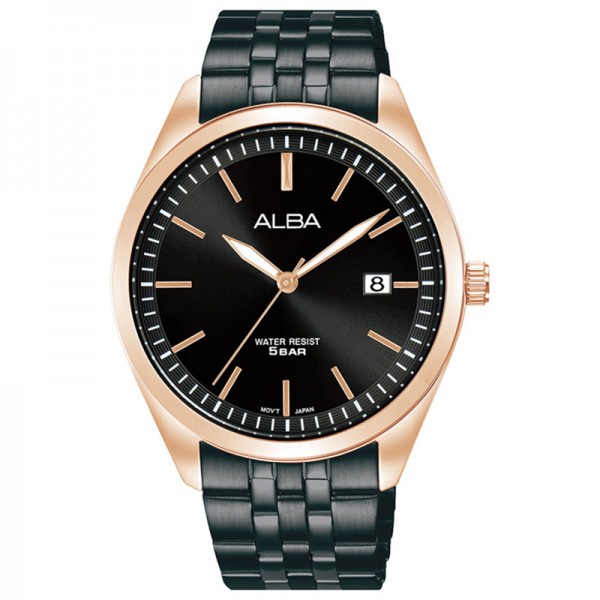 Alba AS9S04 Rosegold Black Steel Man