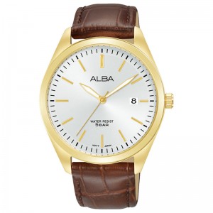 Alba AS9S26 Gold Brown Leather Man