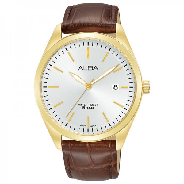 Alba AS9S26 Gold Brown Leather Man