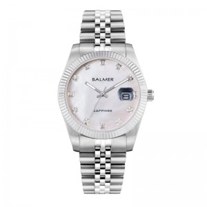 Balmer B-8172M-SS-1 Silver White Dial