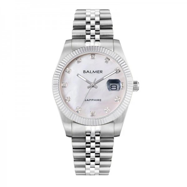 Balmer B-8172M-SS-1 Silver White Dial