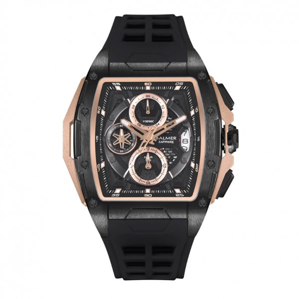 Balmer B-8817MCT-BRG-4 Black Rosegold Rubber