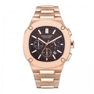Balmer B-8823MC-RG-10 Rosegold Brown Steel