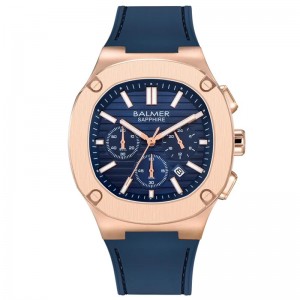 Balmer B-8823MCT-RG-5 Rosegold Blue Rubber