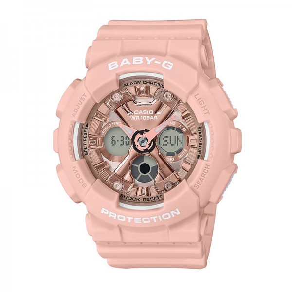 Casio Baby-G BA-130-4ADR Rosegold Peach