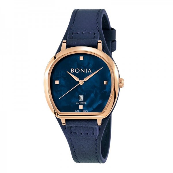 Bonia BNB10478-2589 Rosegold Blue