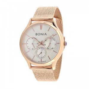 Bonia BR179-1512M Rosegold White