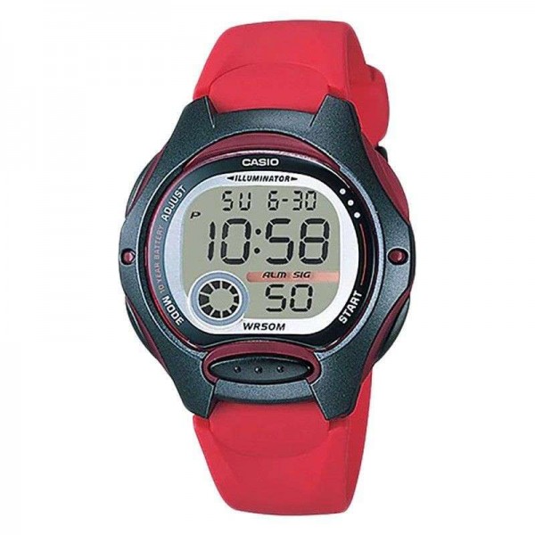 Casio LW-200-4AVDF Black Red