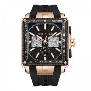 Cerruti 1881 CIWGO0018810 Rosegold Black Rubber