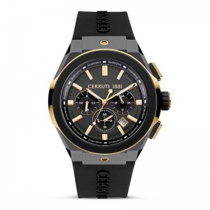 Cerruti 1881 CIWGQ0006802 Ruscello Grey Black Rubber