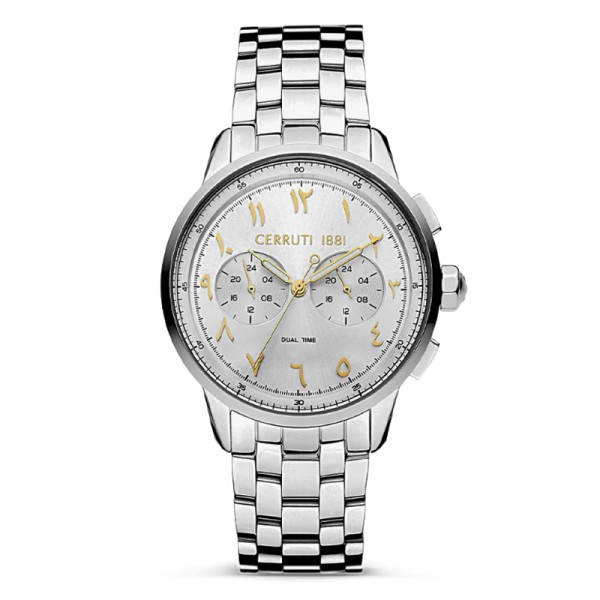 Cerruti 1881 CIWGK2224908 Mucciano Silver White Steel Arabic