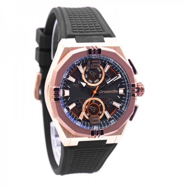 Crocodile CM-043D34F Black Rosegold