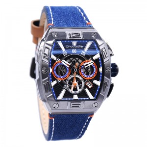 Crocodile CM-045G24C Navy Leather