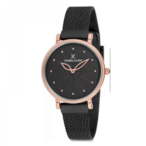 Daniel Klein DK12058-3 Rosegold Black