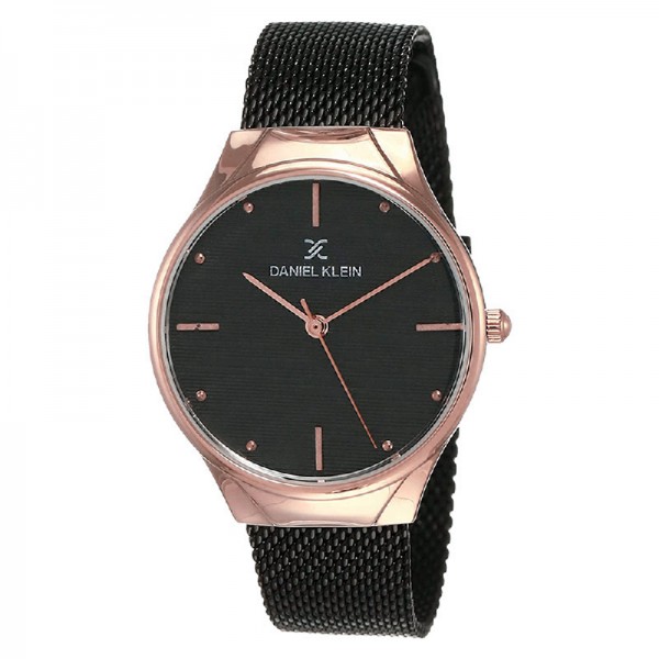 Daniel Klein DK12060-5 Rosegold Black