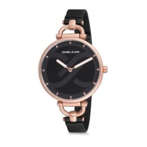 Daniel Klein DK12064-3 Rosegold Black