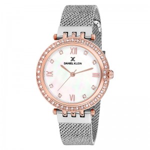 Daniel Klein DK12078-4 Silver Rosegold
