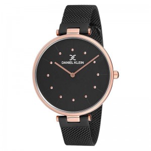Daniel Klein DK12087-5 Rosegold Black