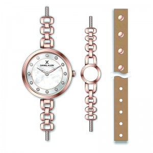Daniel Klein DK12211-3 Rosegold White