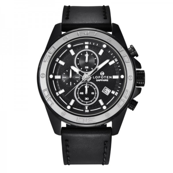 LOFOTEN F-6511MC-BK4 Full Black Leather F 6511