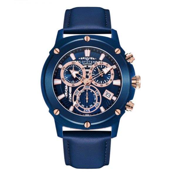 LOFOTEN F-6516MC-BL5 Full Blue Leather F 6516