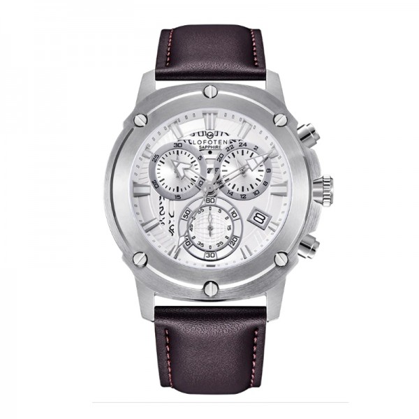 LOFOTEN F-6516MC-SS1 Silver White Leather F 6516