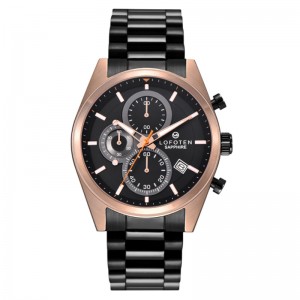 LOFOTEN F-6519MC-BRG4 Rosegold Black Sapphire F 6519