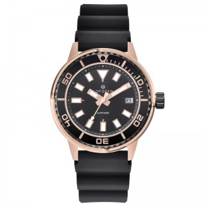 Lofoten F-6528MT-BRG-4 Rosegold Black Rubber