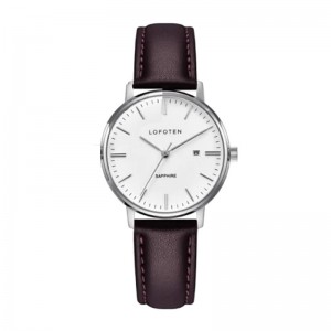 LOFOTEN F-8109L-SS1 Silver Brown Leather