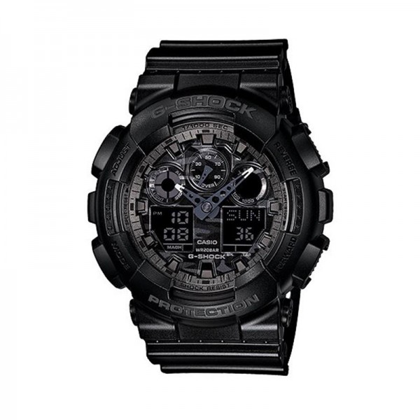 CASIO G SHOCK GA-100CF-1ADR FULL BLACK