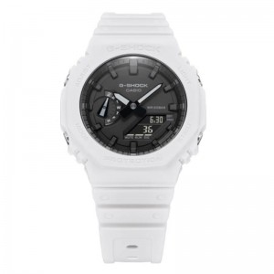 Casio Gshock GA-2100-7ADR White