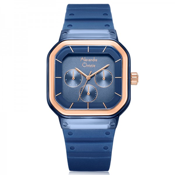 Alexandre Christie AC 2811 Blue Rosegold BFRRGGR