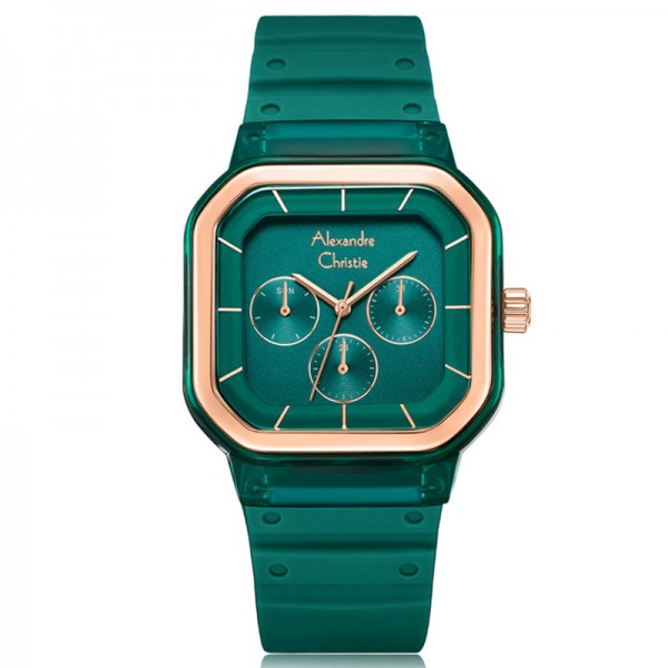 Alexandre Christie AC 2811 Green Rosegold BFRRGGN