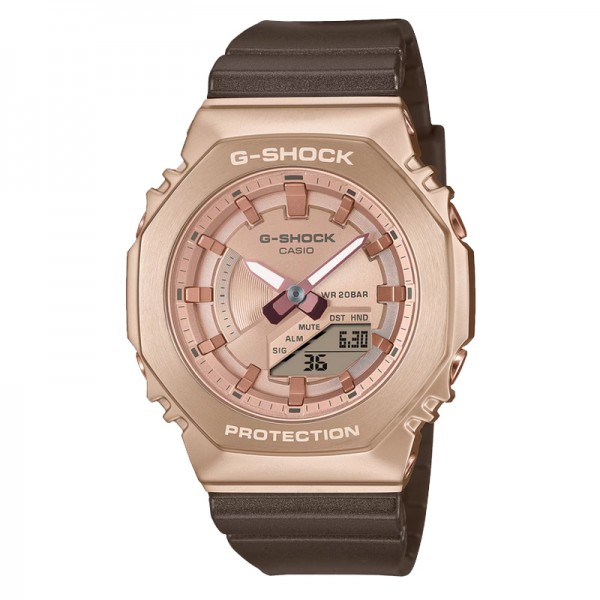 Casio Gshock GMA-S2100CB-5ADR Rosegold Brown