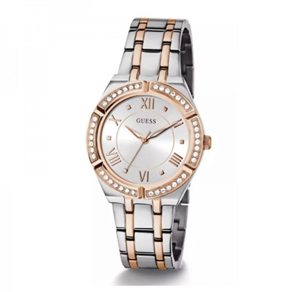 Guess GW0033L9 Cosmo Silver Rosegold Steel