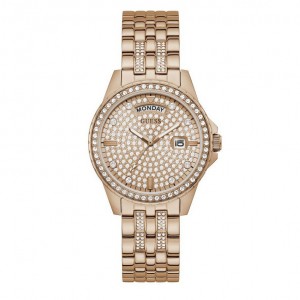Guess GW0254L3 Date Day Rosegold Comet 