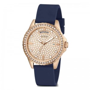 Guess GW0358L1 Rosegold Blue Diamond
