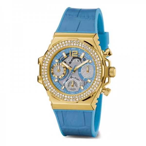 Guess GW0553L3 Gold Light Blue Fusion Turquoise