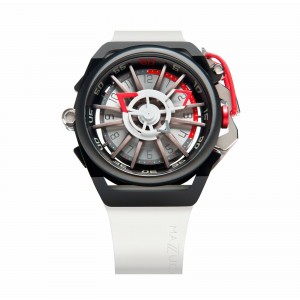 Mazzucato Rim Mens Watch Automatic Reversible Silicon Strap White 13-WHCG10 Mazzucato Rim Mens Watch Automatic Reversible Silicon Strap White 13-WHCG10