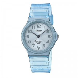Casio MQ-24S-2BDF Light Blue Transparant