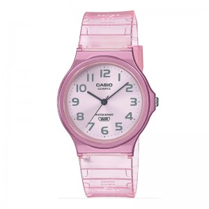 Casio MQ-24S-4BDF Pink Transparant