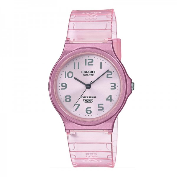 Casio MQ-24S-4BDF Pink Transparant