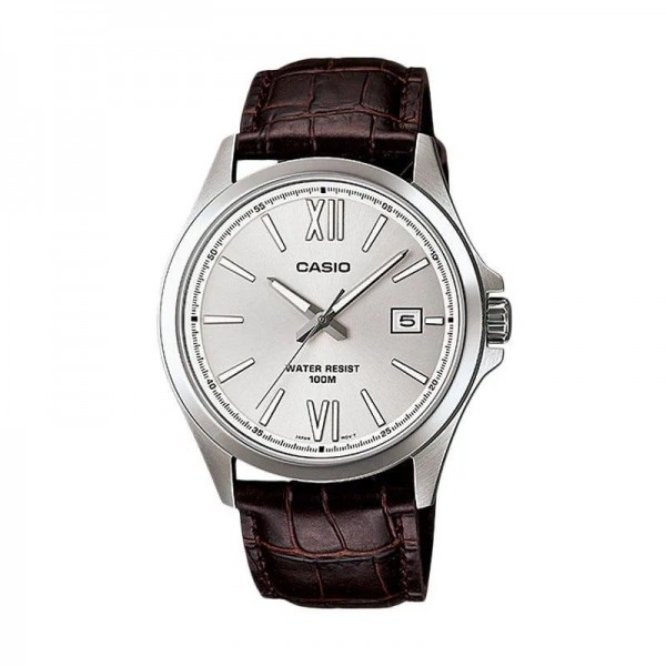 Casio MTP-1376L-7AVDF Silver Brown