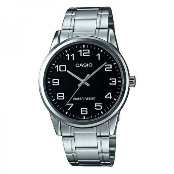 Casio MTP-V001D-1BVDF Silver Black Man